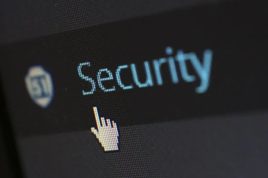 Support image implying security measures such as remote wipe and remote lock for remote working